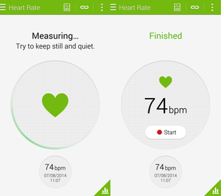 Galaxy S5 Heart Rate Monitor