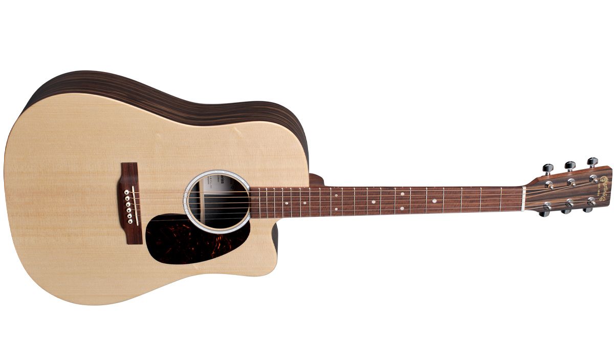 Martin DC-X2E with macassar HPL back and sides, solid Sitka spruce top. Price $899.