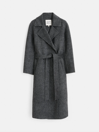 Alex Mill Georgia Wrap Coat In Wool Alpaca