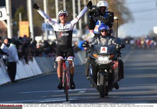 Jasper Stuyven (Trek-Segafredo) wins Kuurne-Brussel-Kuurne