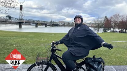 TikToker Jenna Phillips rides year-round in Portland, Oregon