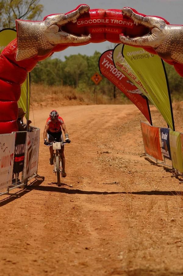 A weary Bart Brentjens finishes the stage.