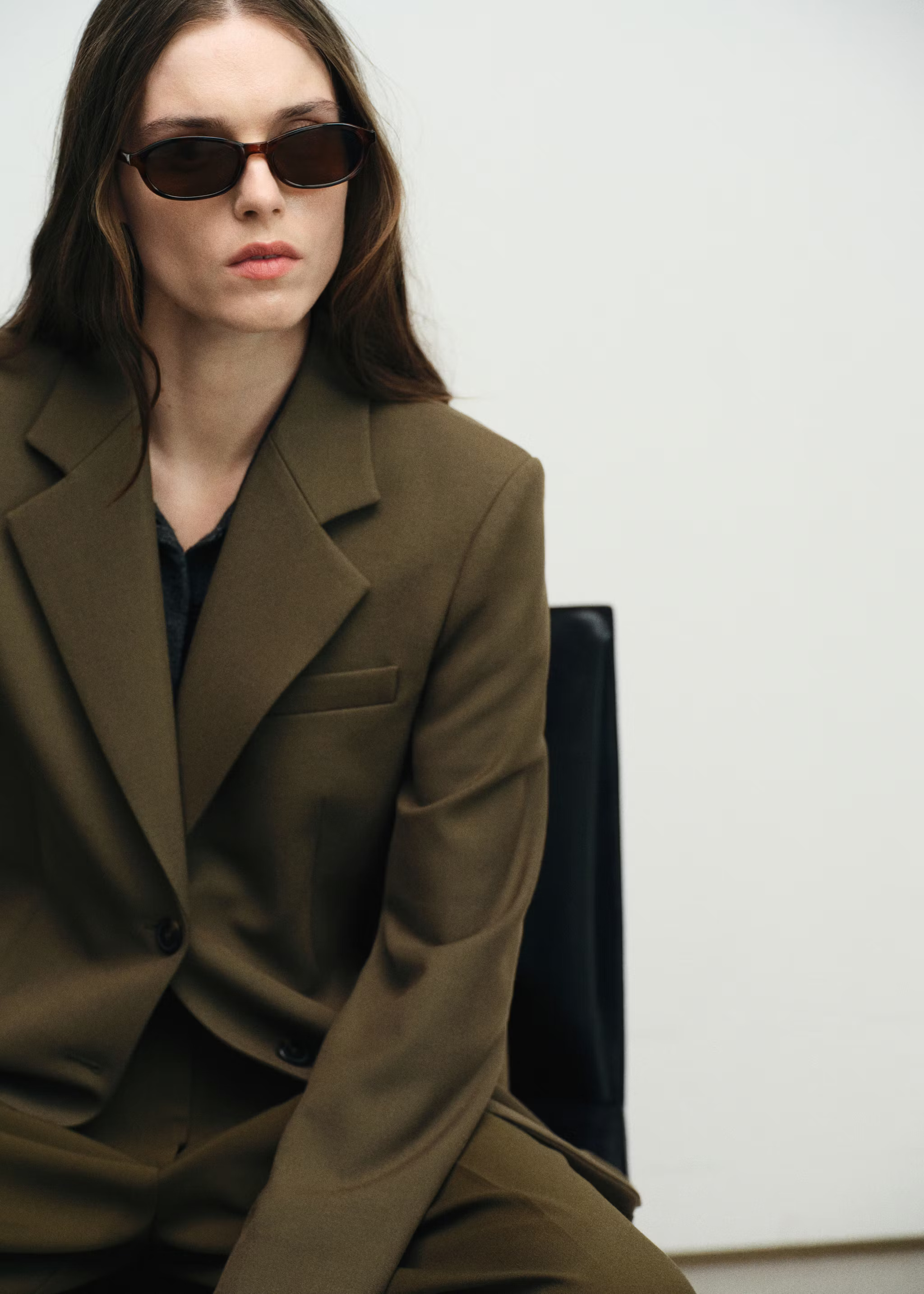 Mango oval sunglasses