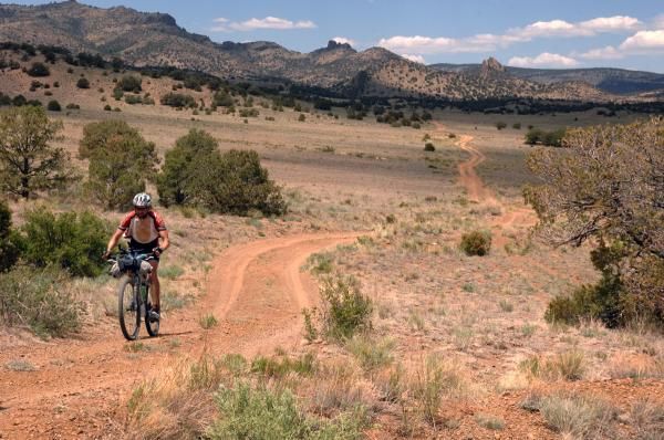 Veteran winner Matt Lee races in the Tour Divide