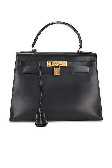Hermes 1987 Box Kelly 28 Handbag