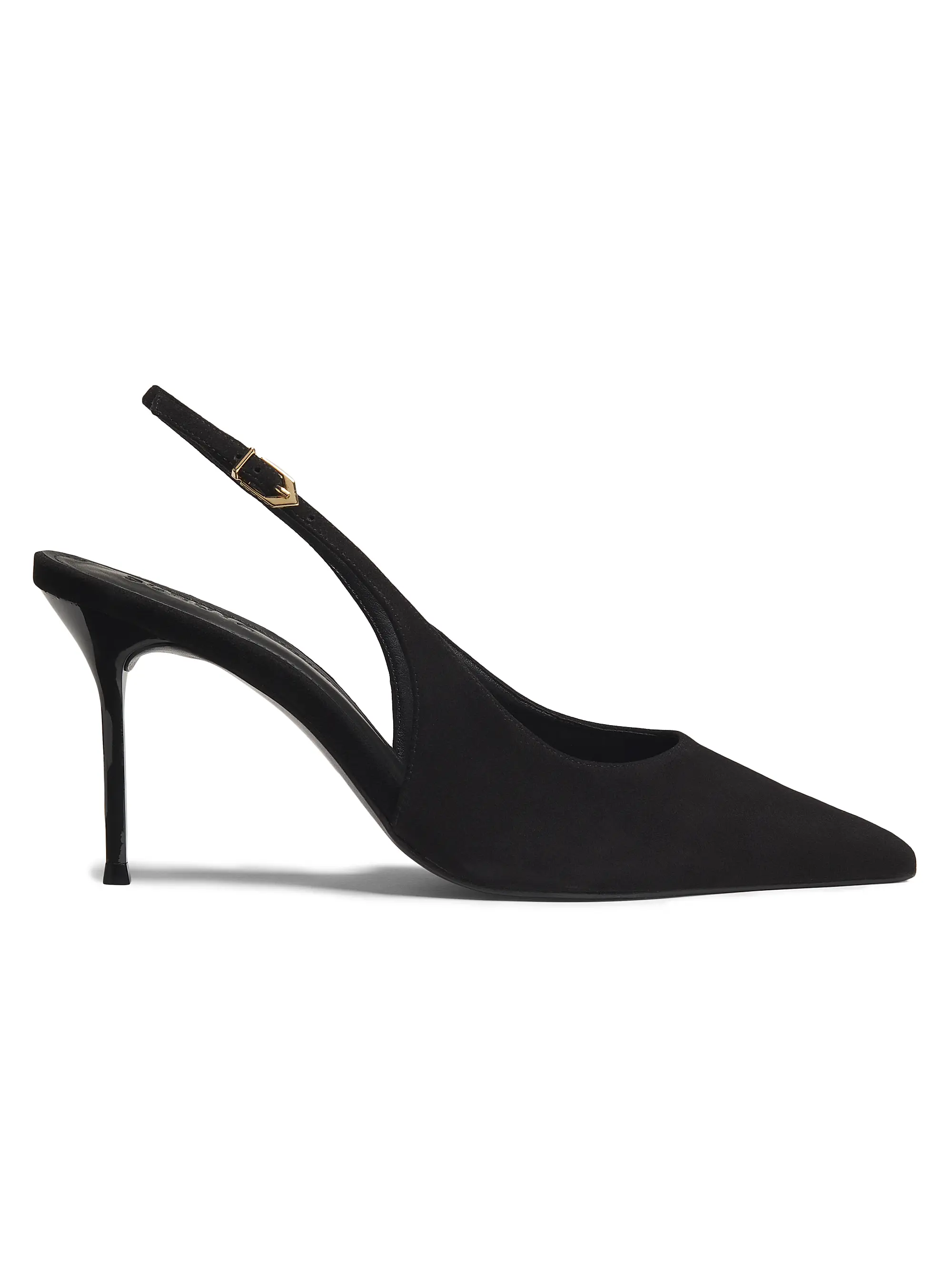 Alicia Sling 90mm Suede Slingback Pumps