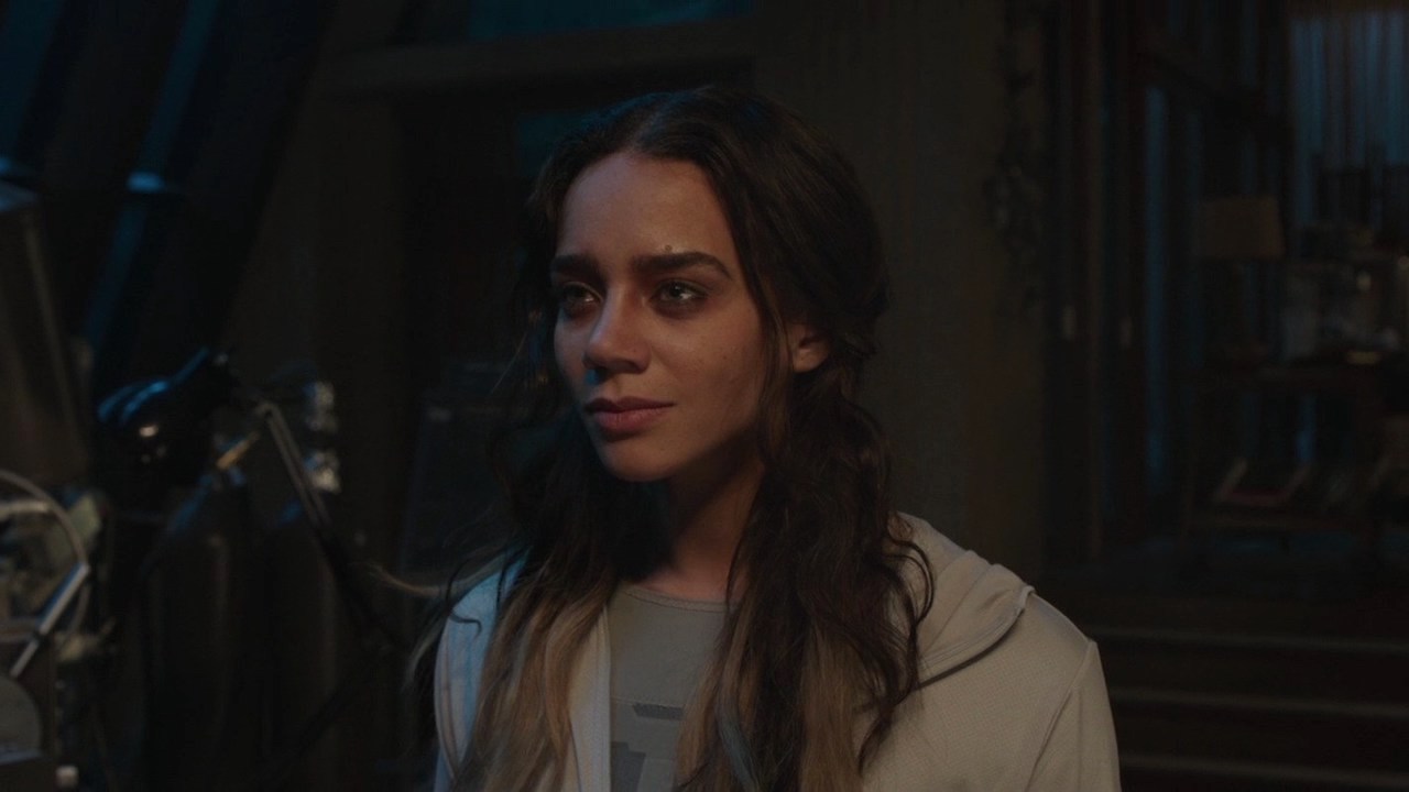 Hannah John-Kamen as Ava Starr, a.k.a. Ghost, in Ant-Man and the Wasp
