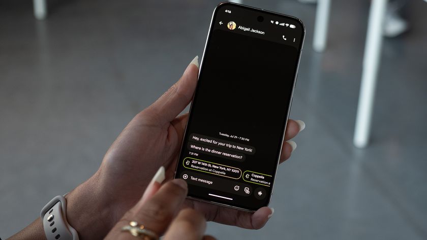 Selecting actions with Magic Cue on a Google Pixel 10 Pro