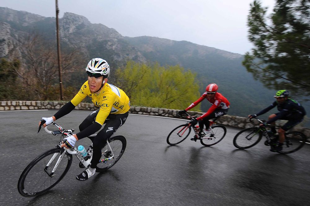 Michal Kwiatkowski on the attack.