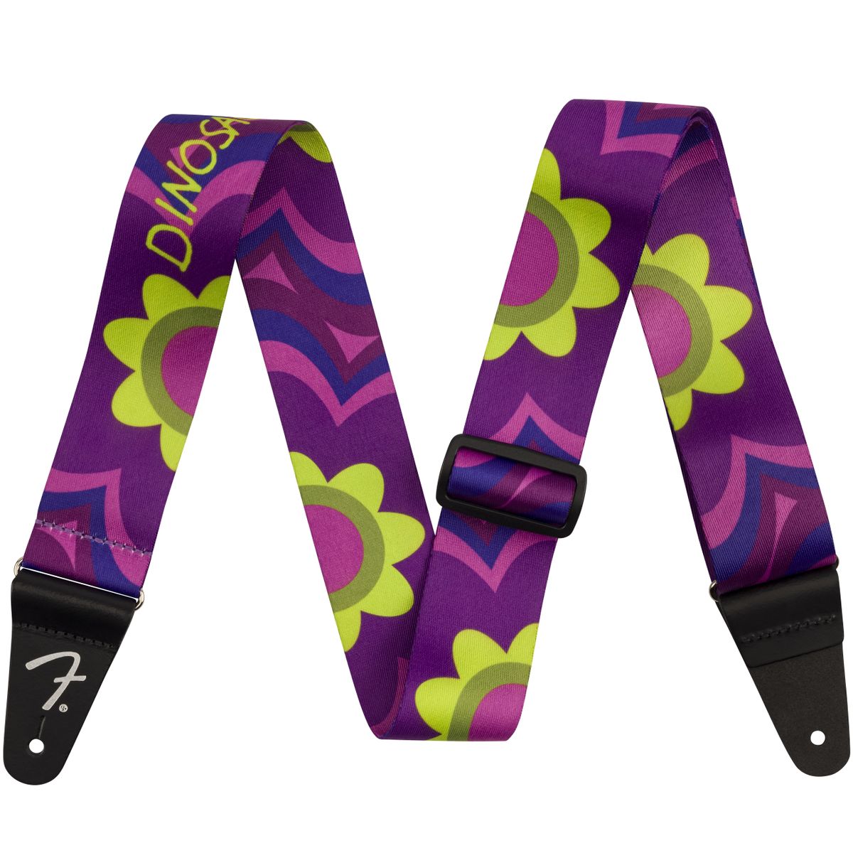 Fender's J Mascis signature Magenta Flower strap