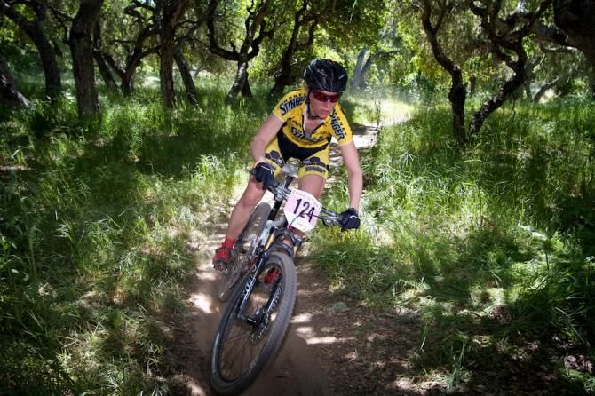 Abby Strigel races for the smaller American team Honey Stinger/Bontrager, and was up against a stiff international field.