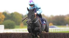 The dual champion jump jockey Sean Bowen riding The Four Sixes.
