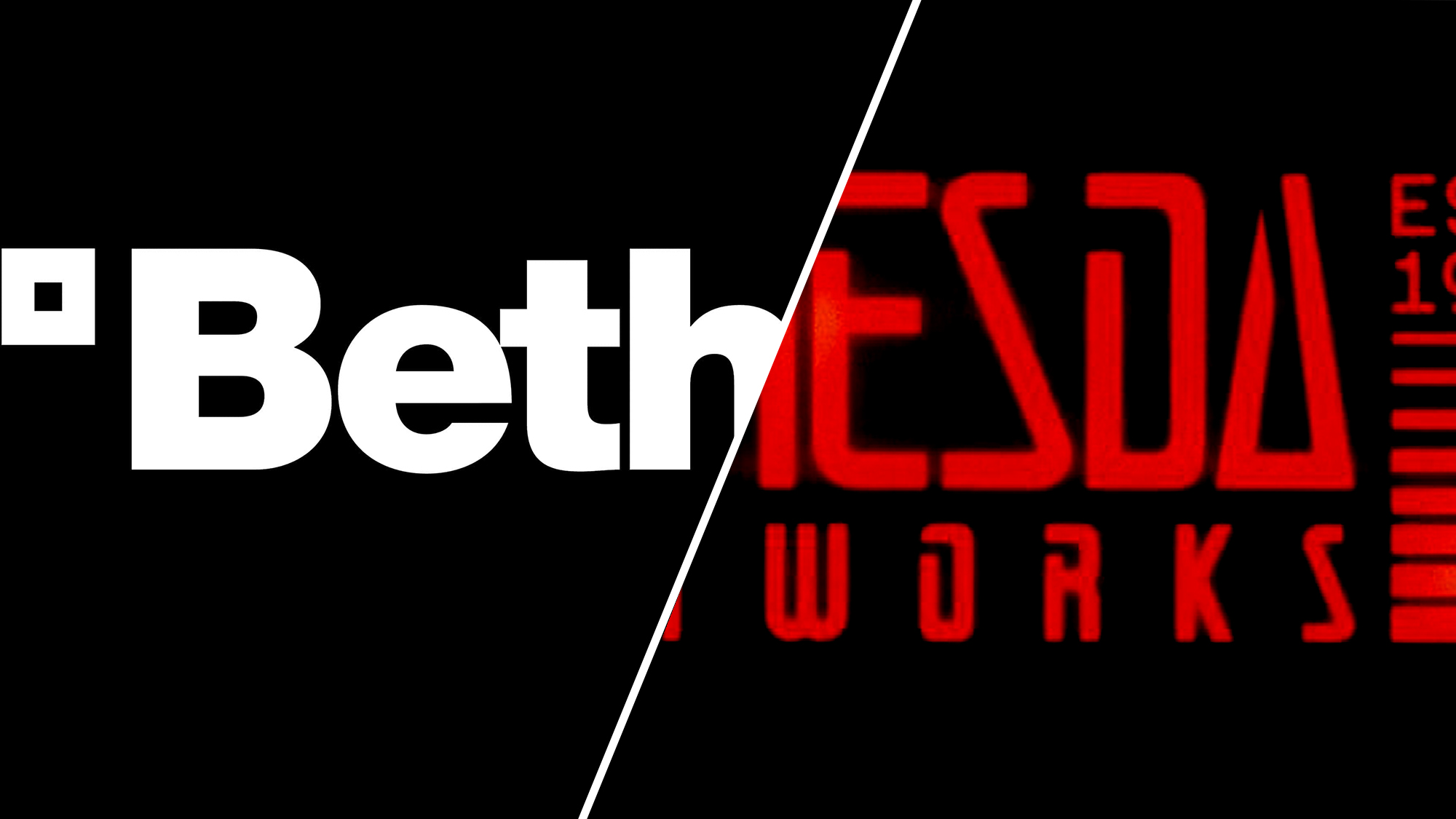 old Bethesda logo and Bethesda new logo design