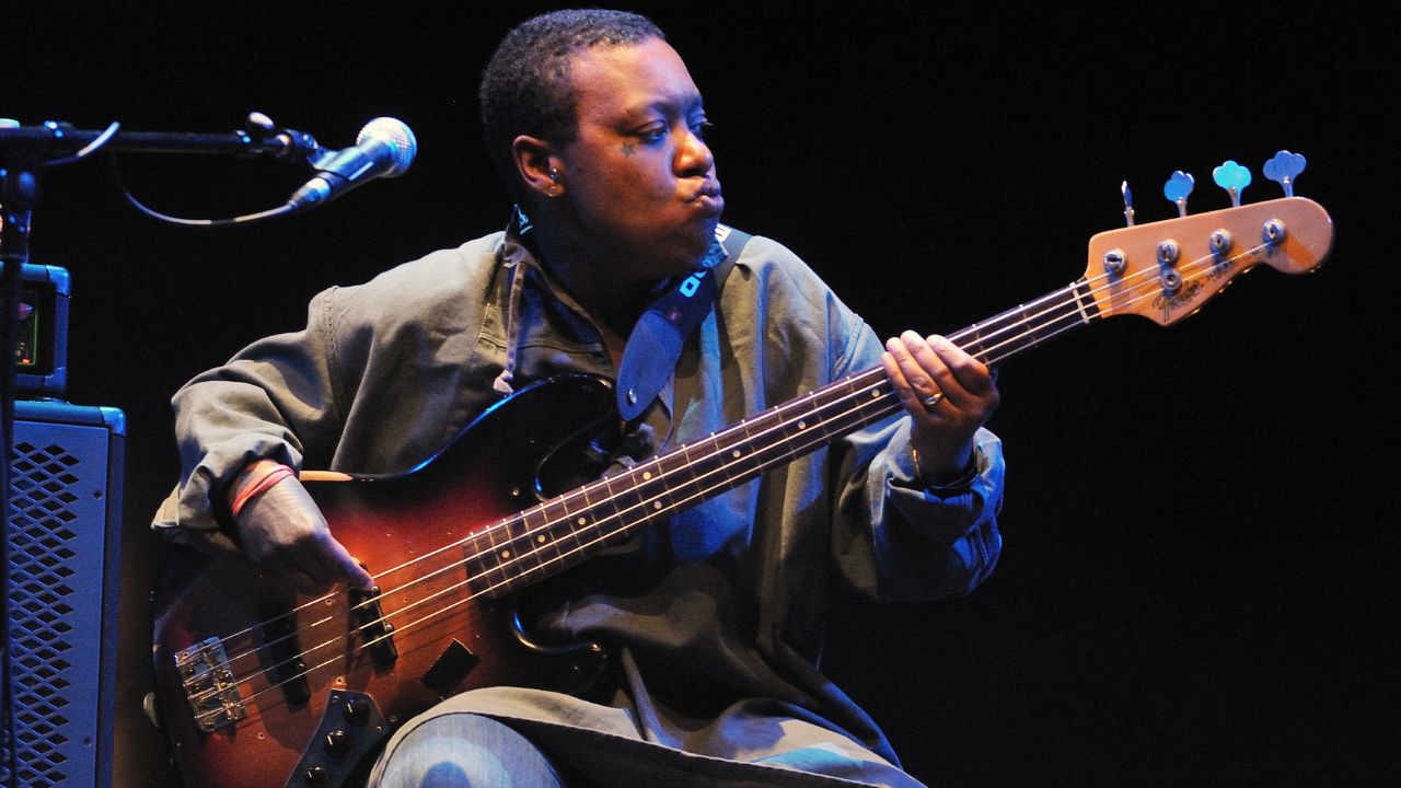 Meshell Ndegeocello performs live at the Jazz a la Villette Festival at Cite de la Musique in Paris, France on August 31, 2010