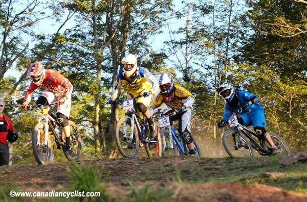 Joost Wichman at the front in quarter finals.