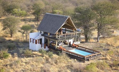 A wooded island in Botswana