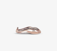 Shaun Leane rose gold-vermeil and pavé diamond ring: $385