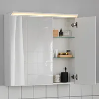 IKEA TREASJÖN Mirror cabinet w/2 doors & light IKEA TREASJÖN Mirror cabinet w/2 doors & light