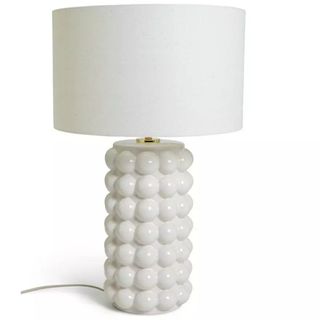 White bobble lamp