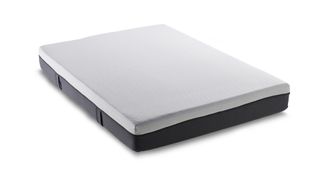 Emma Original mattress shown with a white cover and dark grey base