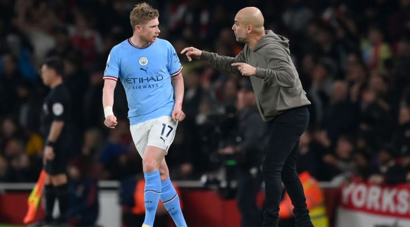 Pep Guardiola Kevin De Bruyne