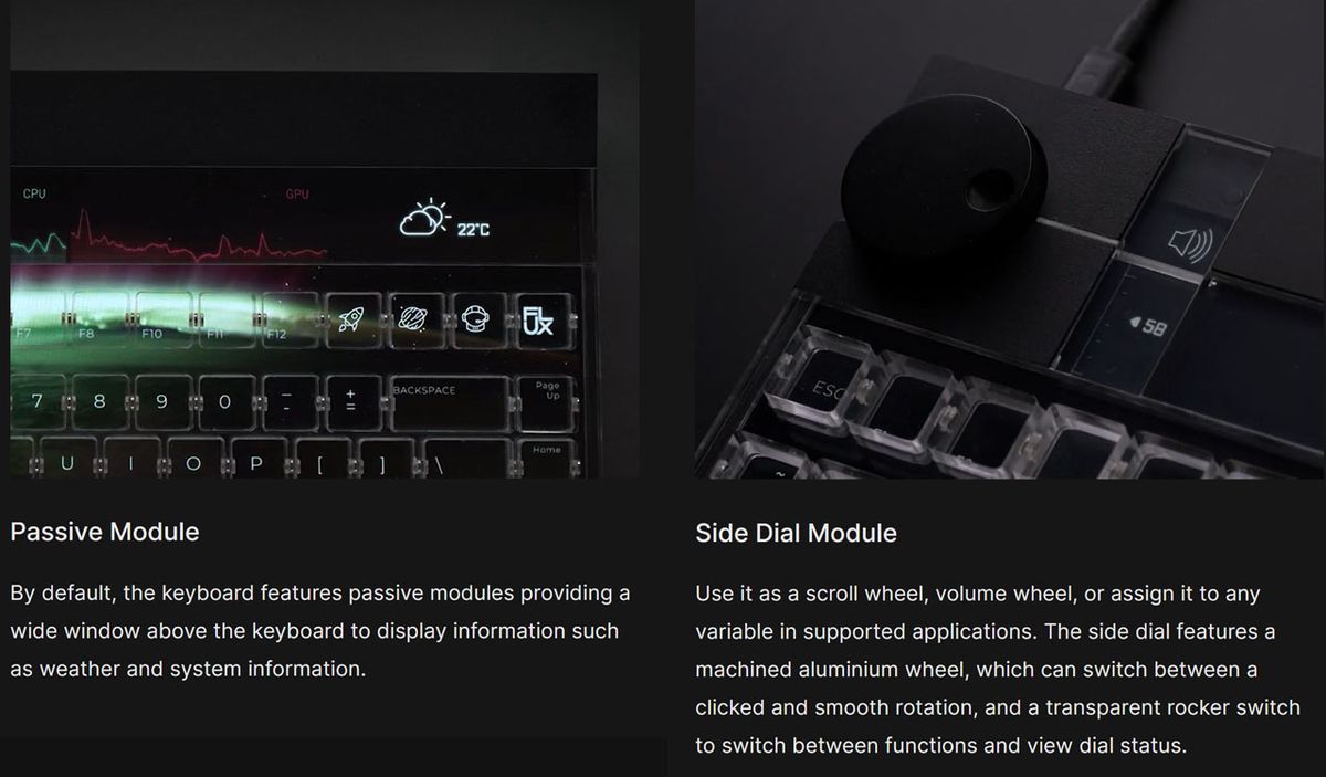 New Keyboard Built From a Full-Size 1080p IPS Screen with Maglev ...