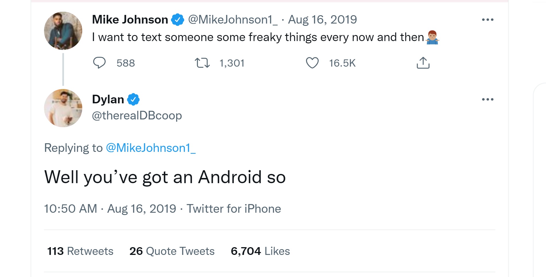Mike Johnson Android