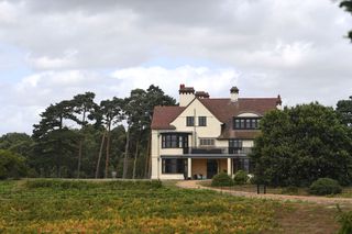 Tranmer House, the home of Edith Pretty who instigated the digs in 1939, and now part of the Sutton Hoo exhibits.