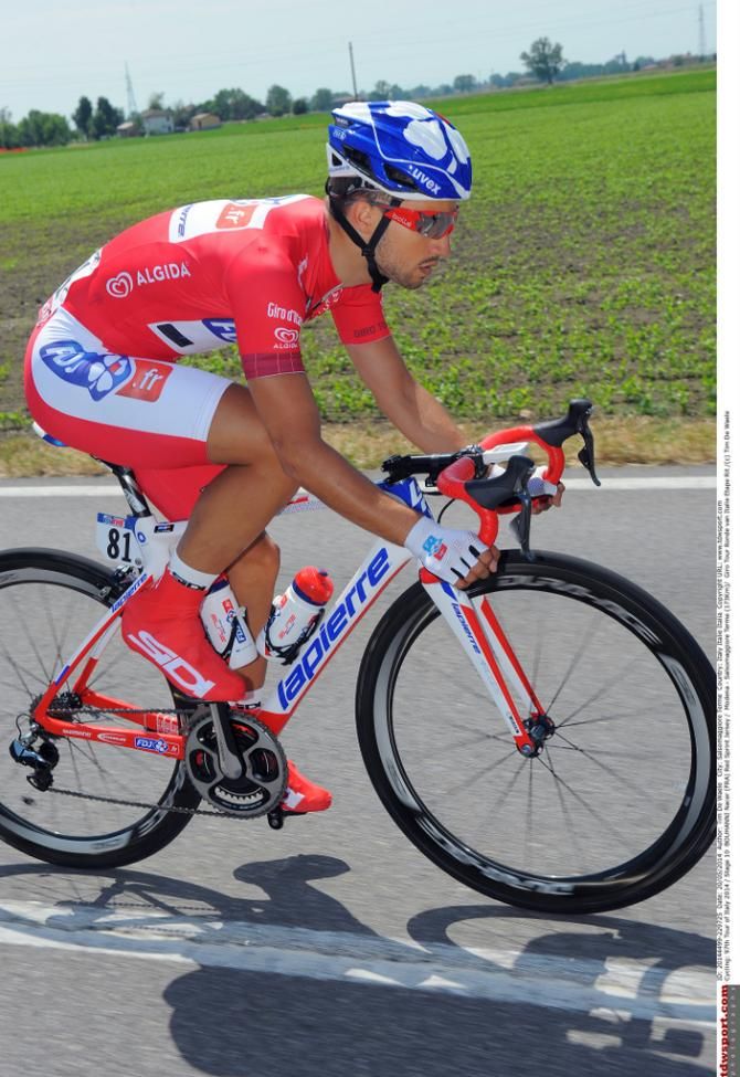 Nacer Bouhanni (FDJ) rode in a skin suit today