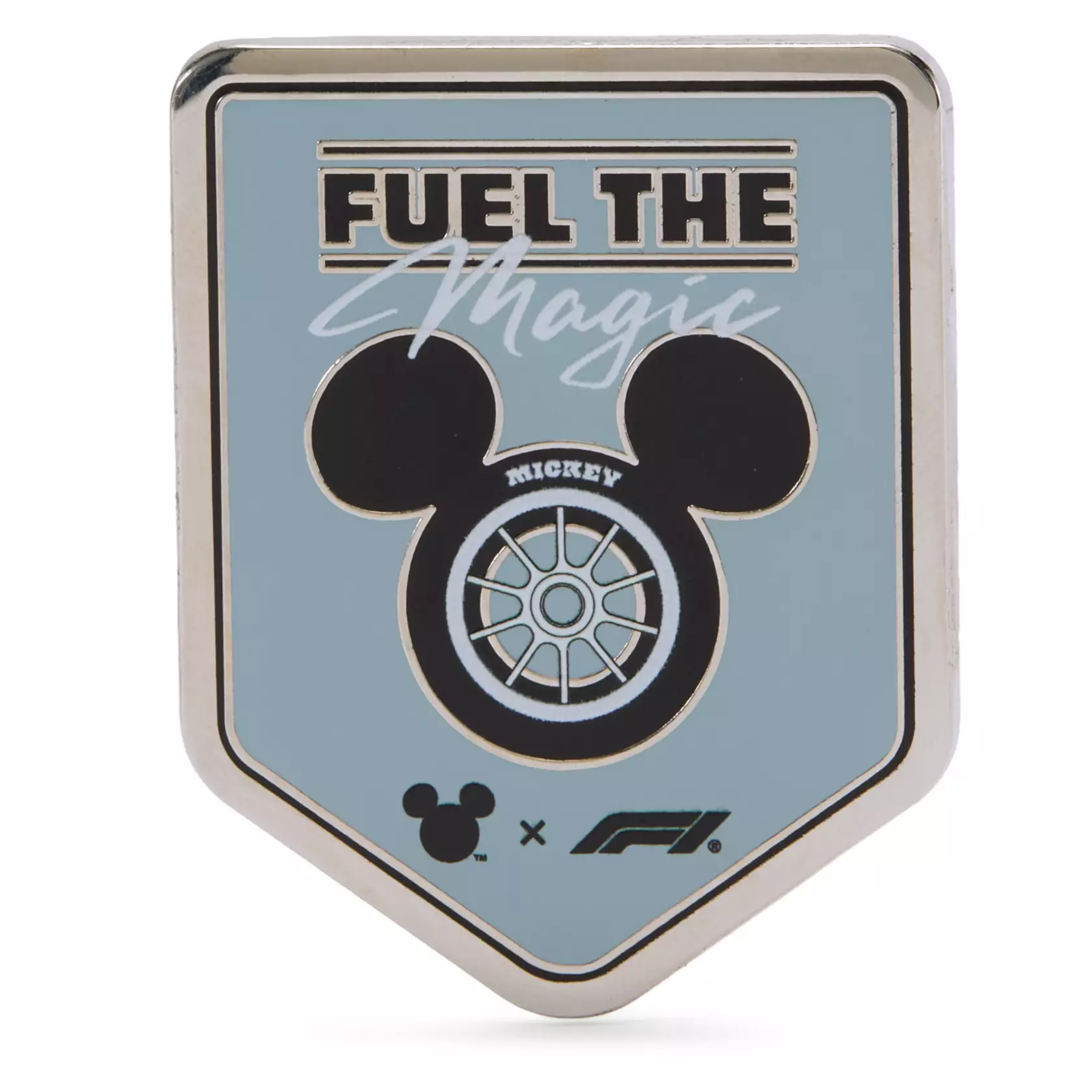 Disney x Formula 1&amp;reg;, Velocity Mickey Mouse Pin on a plain background