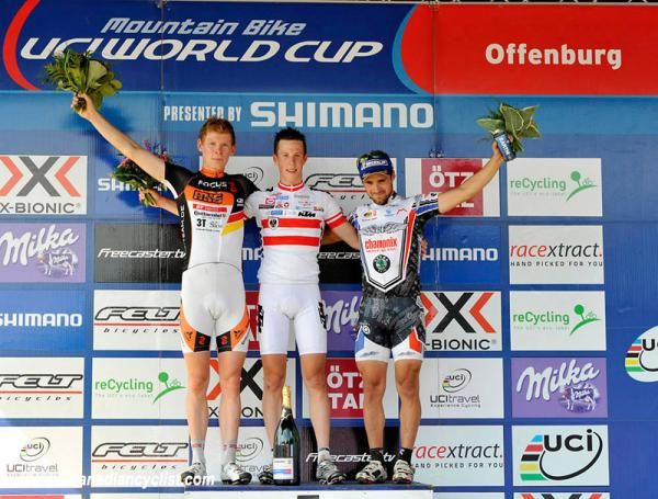 Podium: Markus Schulte-Luenzum, Alexander Gehbauer, Fabien Canal