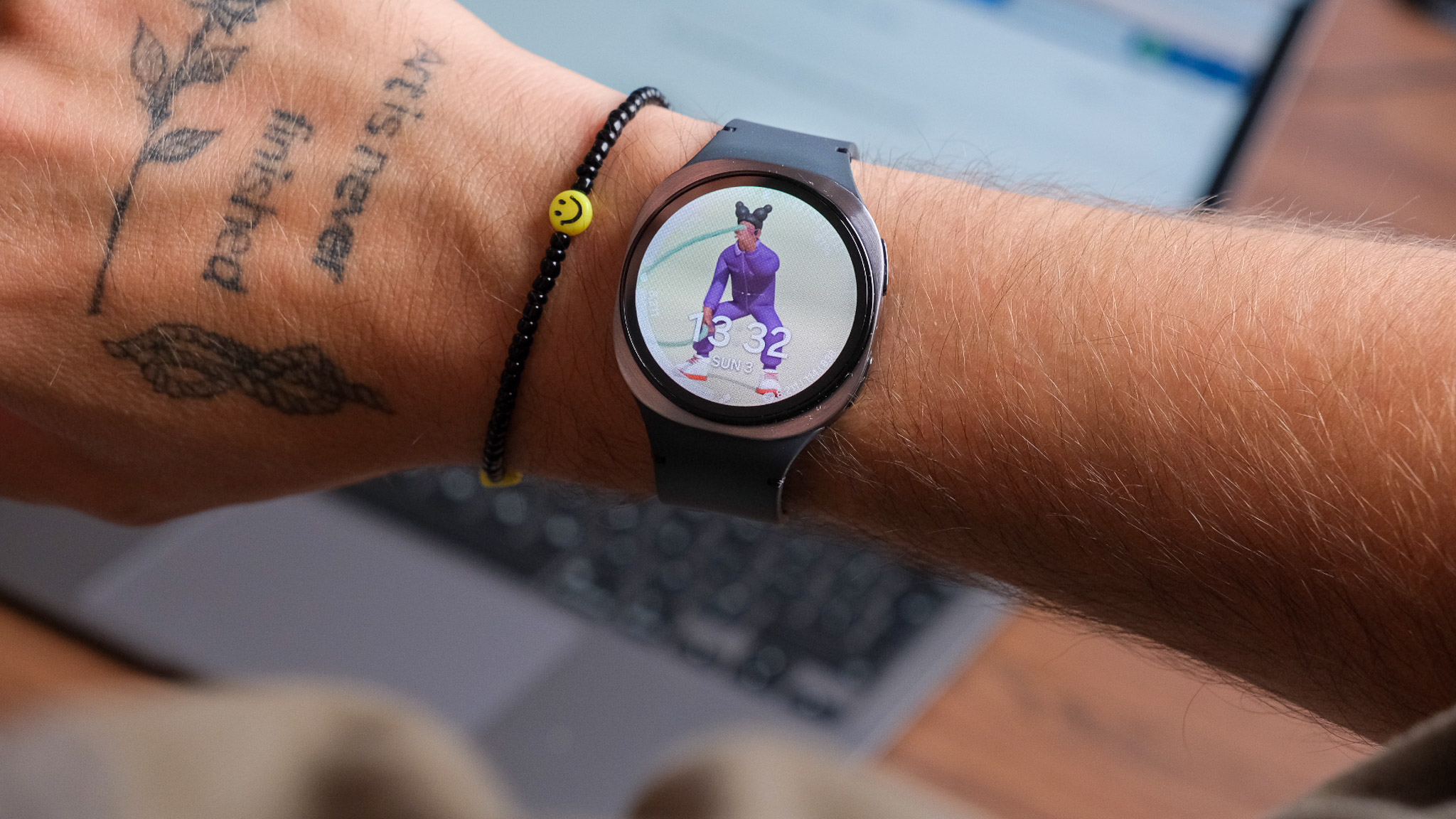 Samsung Galaxy Watch 8 on wrist