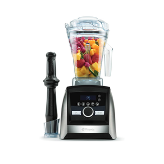 vitamix a3500 in black on a white background