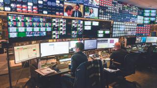 STAMFORD, CT - JANUARY 27: BOC (Broadcast Operations Center) at NBC Sports headquarters in Stamford. Tuesday. January 27, 2026, Stamford, Conn. (H. John Voorhees III/Connecticut Post via Getty Images)