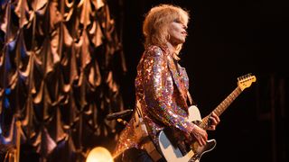 Chrissie Hynde of The Pretenders performs at New Theatre on October 18, 2017 in Oxford, England