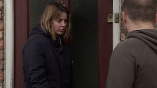 An exhausted Abi Franklin is cornered by Tyrone.