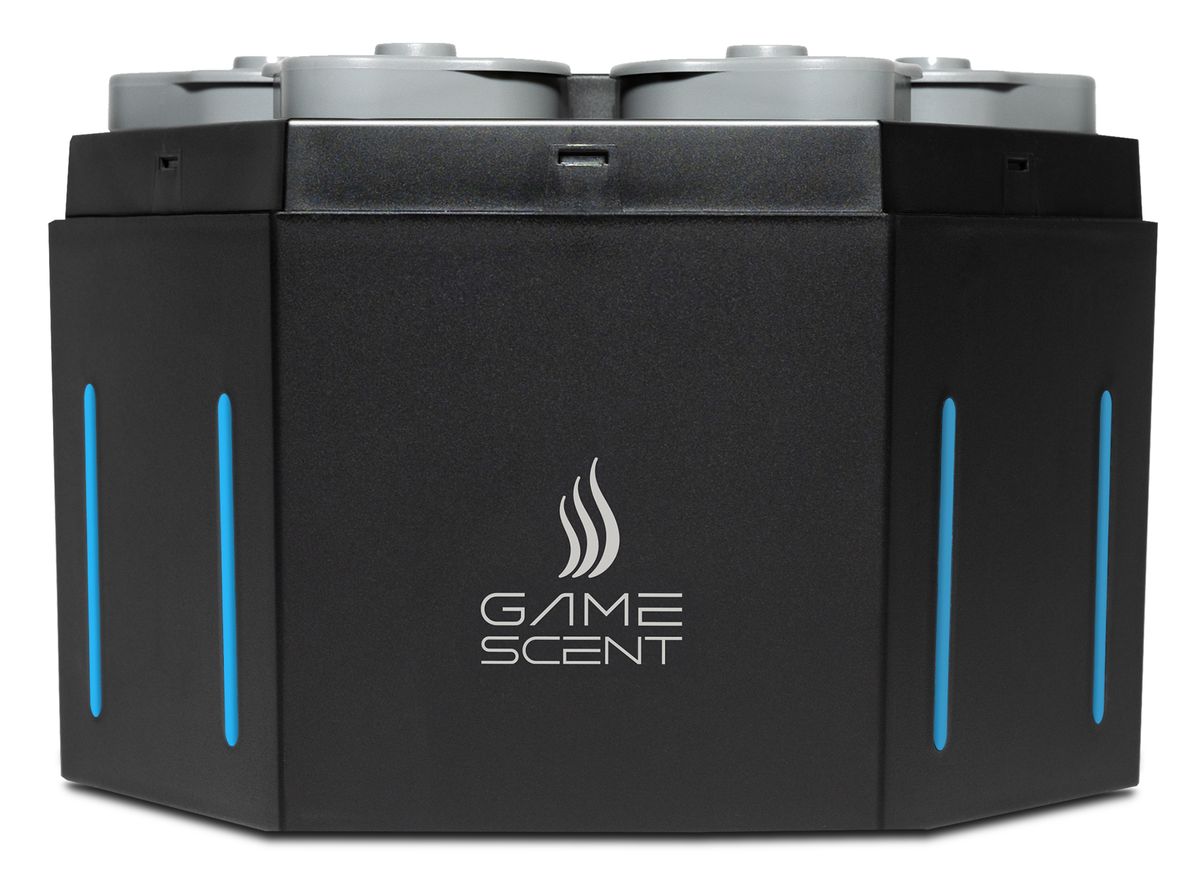 GameScent promo image - front-facing picture of atomizer