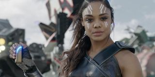 Valkyrie shocking Thor