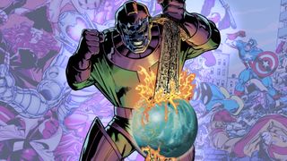 Kang and other Avengers villains collage