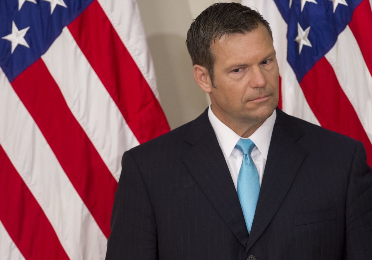 Kris Kobach.