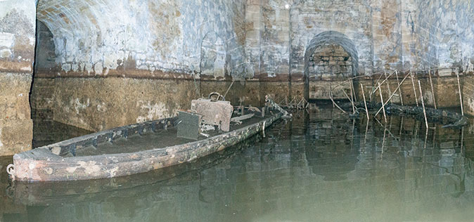 Blenheim Palace - Rooms found under Grand Bridge