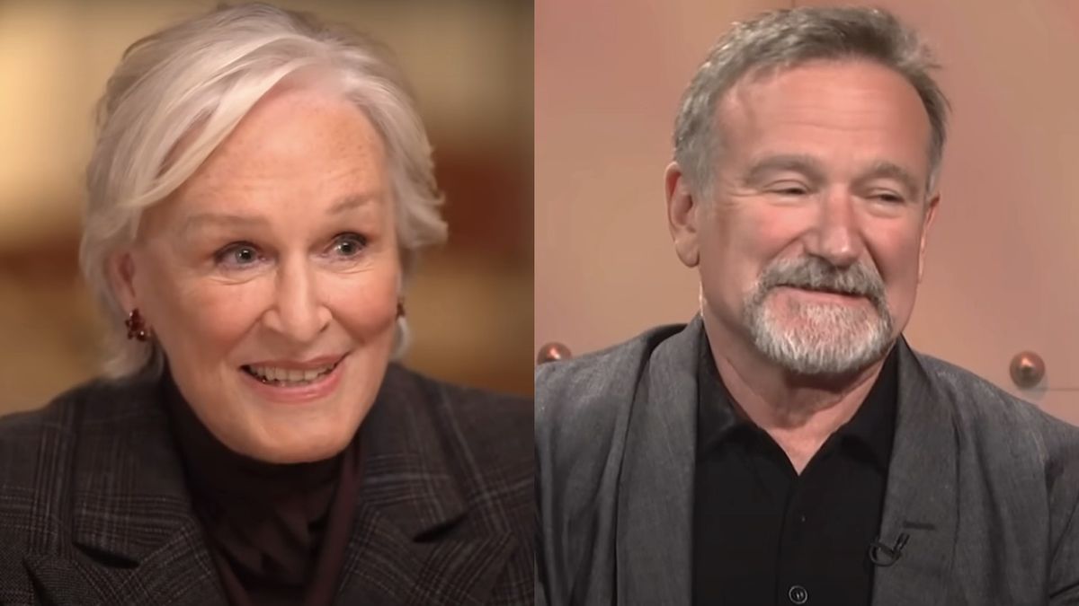 glenn close in an nbc interview and robin williams on snl