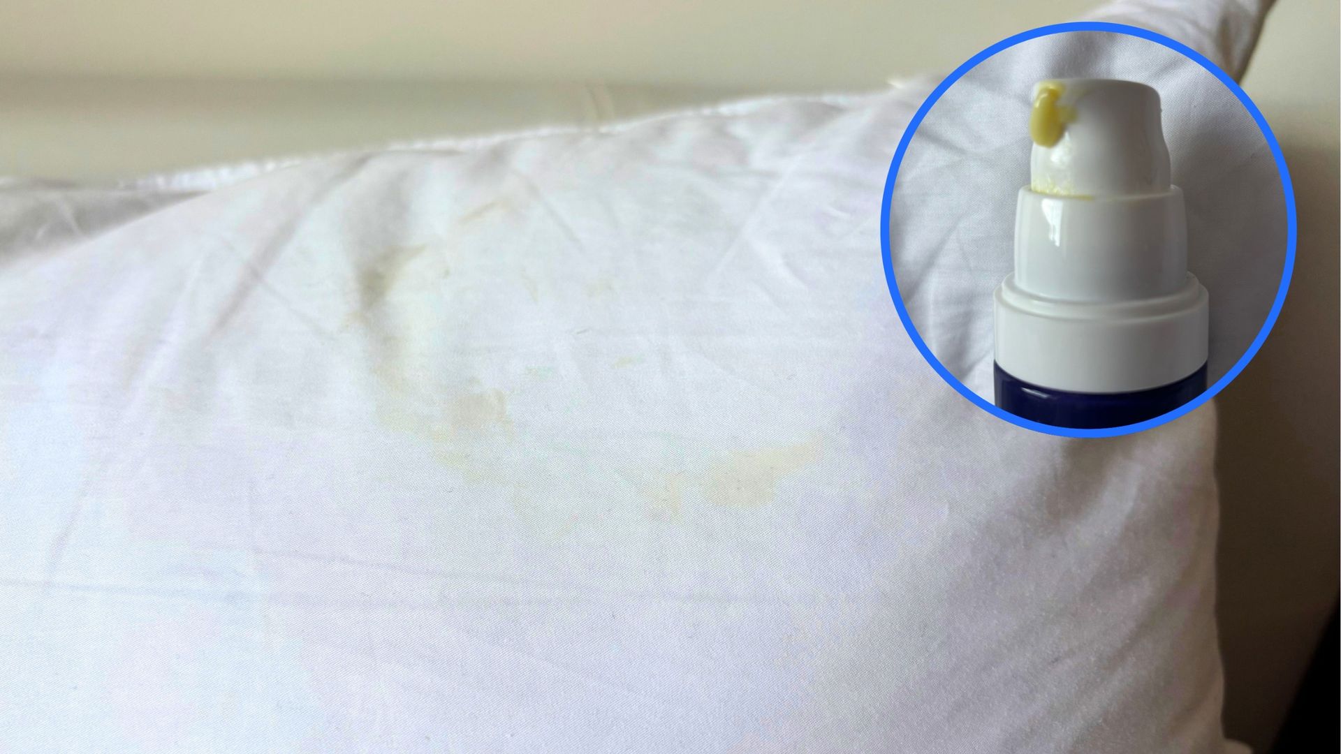Retinol stained my pillow yellow — here’s the 1-step pre-wash that restored it to bright white