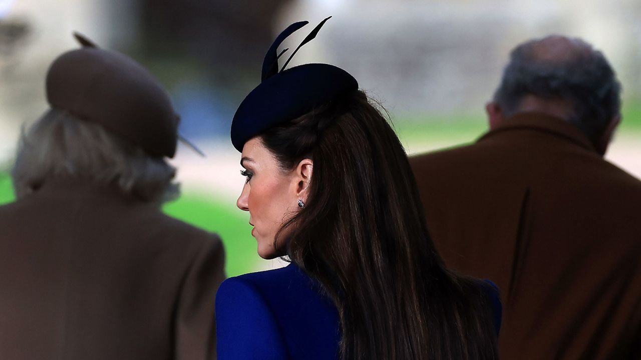 The Princess of Wales attends the Christmas Morning Service