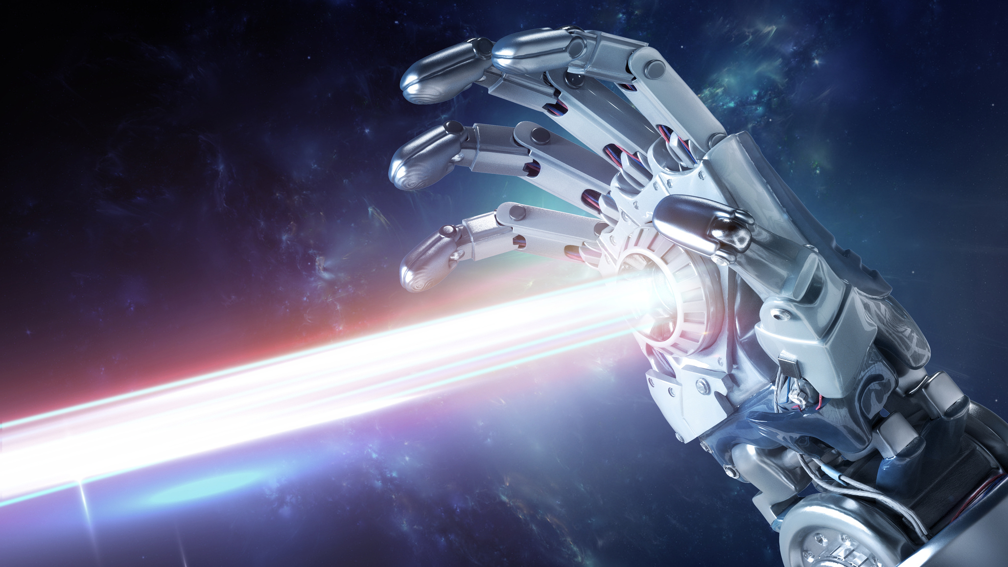 Robot arm beam