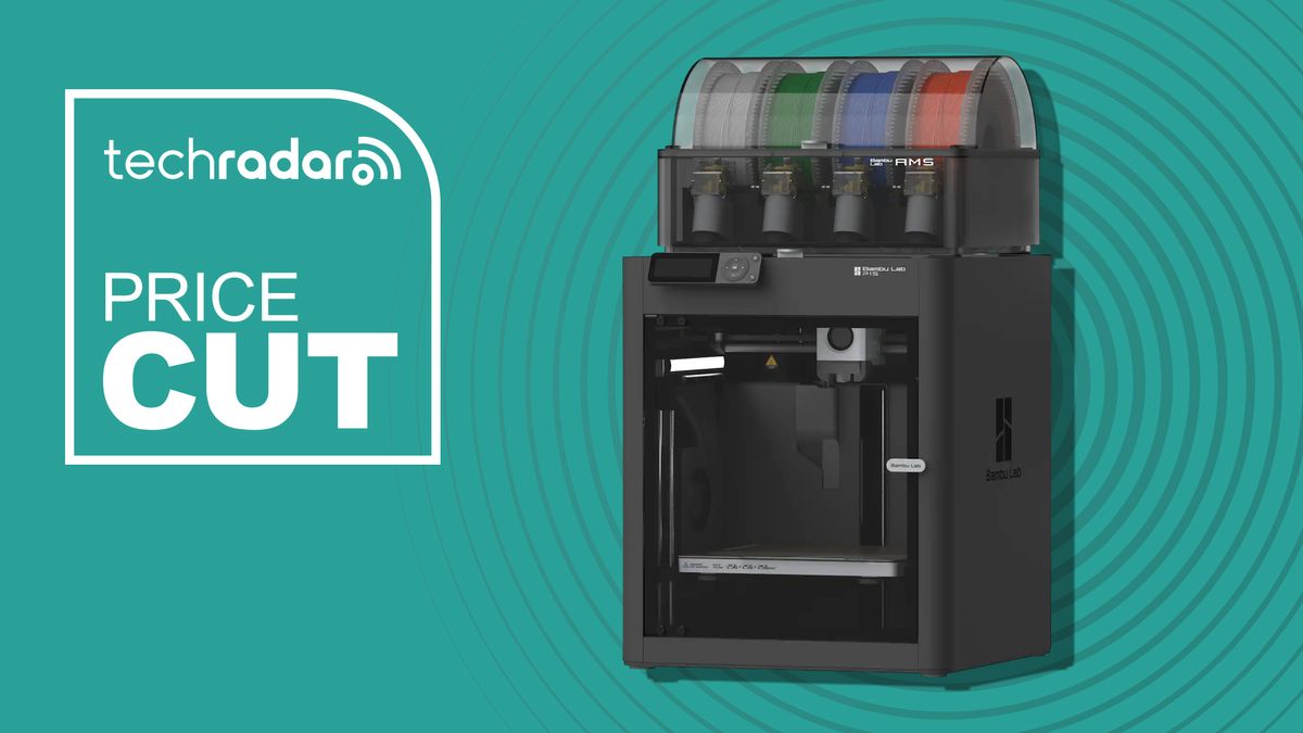 The excellent Bambu Lab P1S Combo brings multicolor 3D printing to your desk, and it's $50 off right now