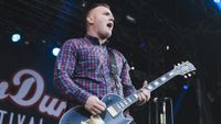 Chad Gilbert of New Found Glory performs on stage during Slam Dunk Festival at Millennium Square on May 28, 2016 in Leeds, England. 