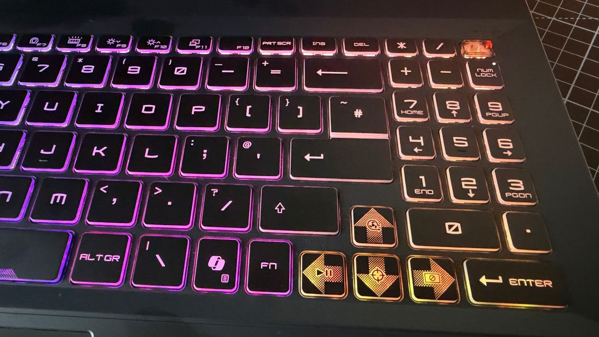 MSI Katana 15 HX gaming laptop