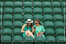 Empty seats in Wimbledon