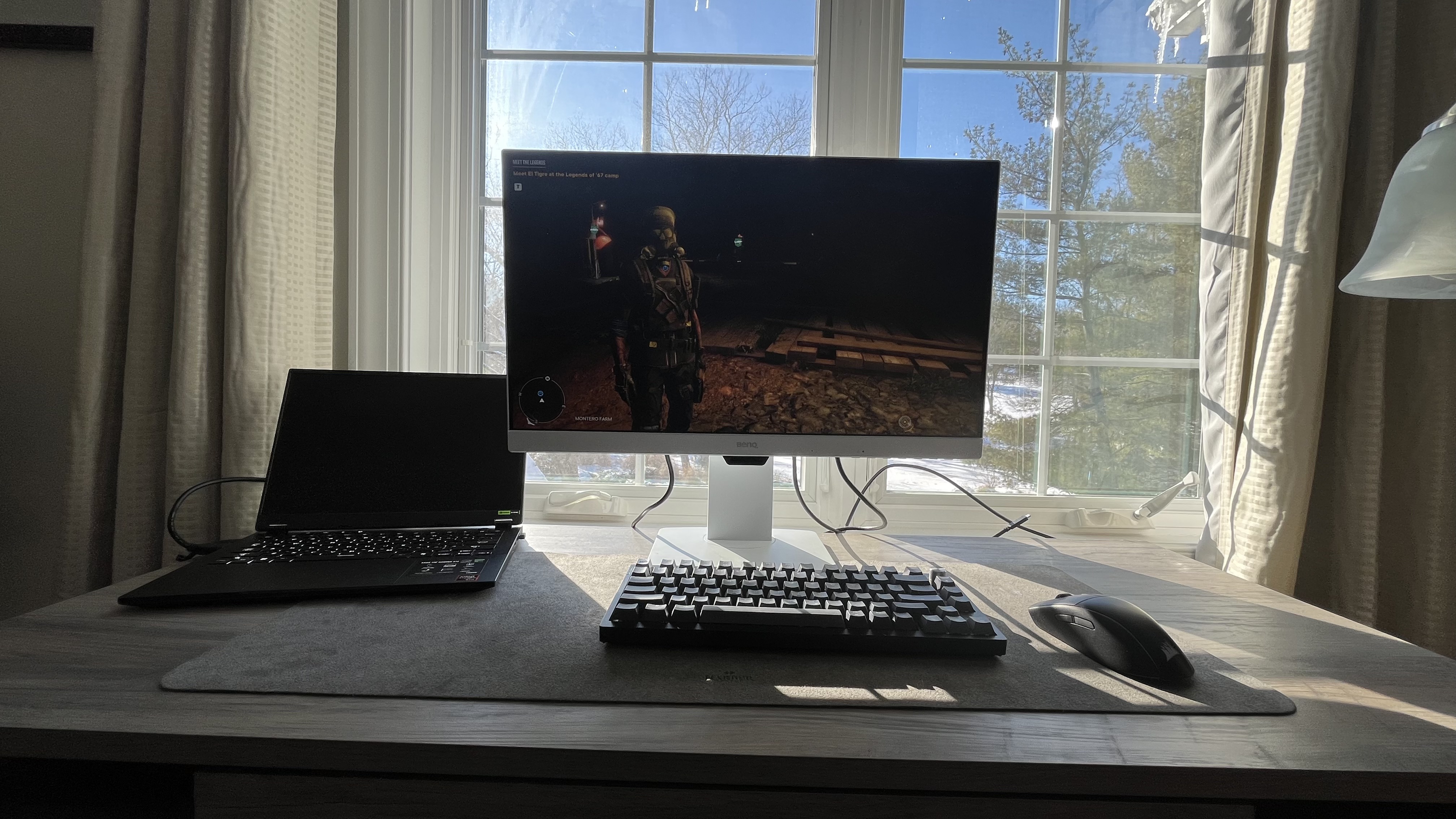 BenQ GW2486TC Eye-Care Monitor from the front